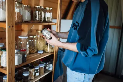 spices jars kitchen